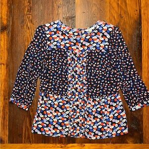 Boden floral 3/4 Sleeve Blouse size 10